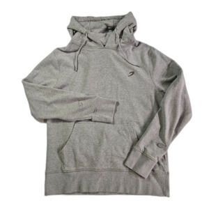 BOXRAW HOODIE Men's Large Grey with Chrome Logo Classic Pullover Streetwear